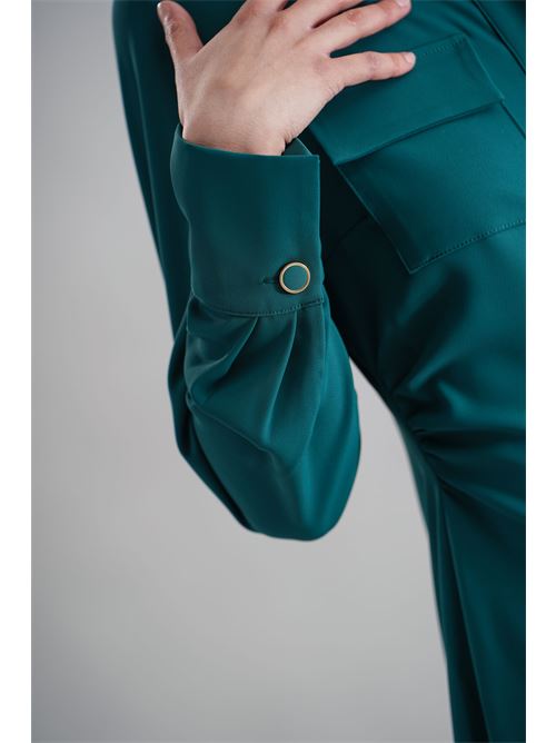 Abito in crepe GM by Gai Mattiolo | GM3595VERDE
